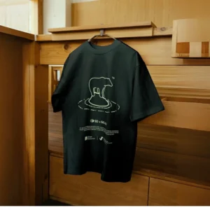 Oversized Cotton T-shirt (Black)